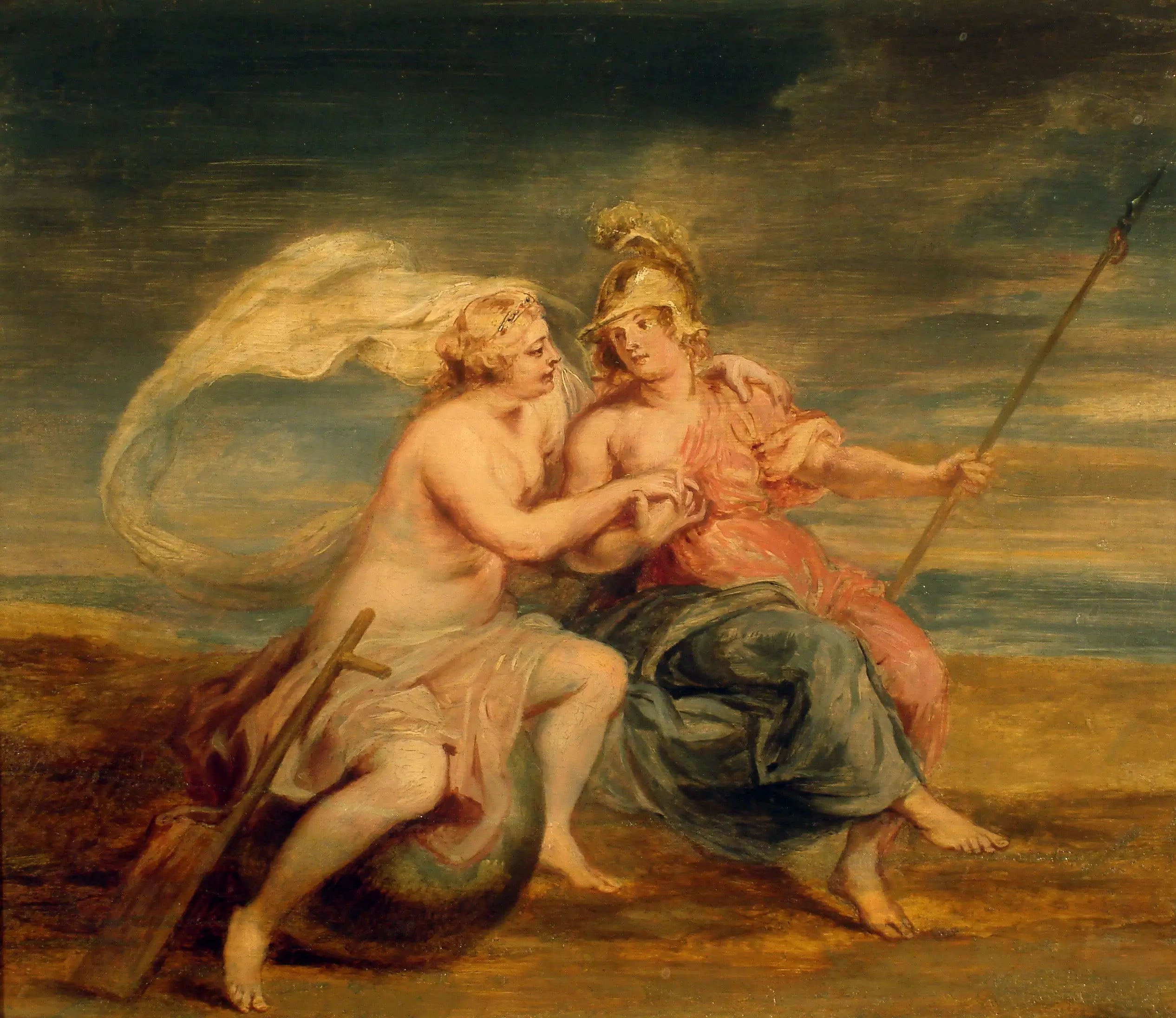 Alegoría de la Fortuna y la Virtud - Peter Paul Rubens image 1 reproduction de peinture à l’huile