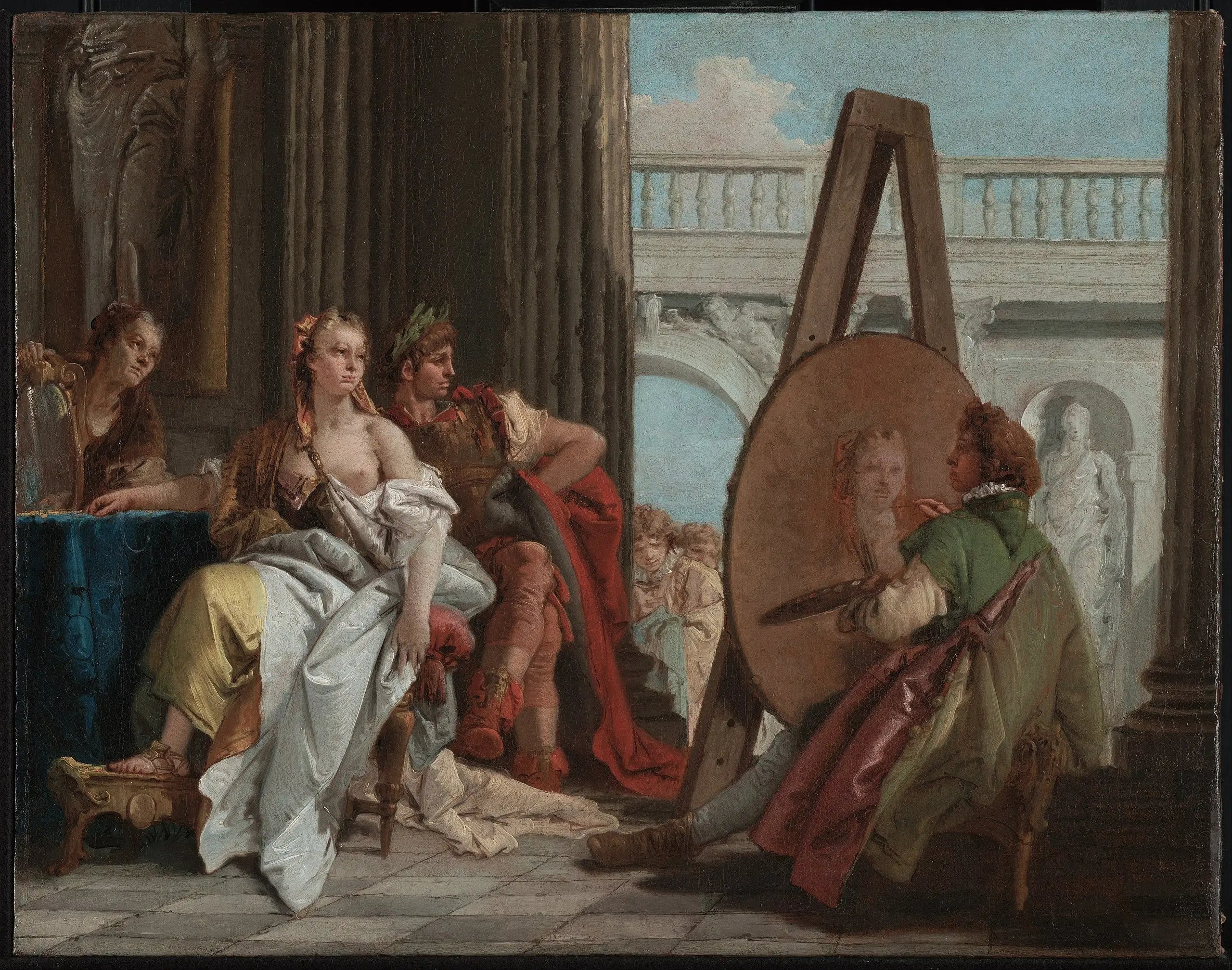 Alexandre et Campaspe chez le peintre Apelle - Giovanni Battista Tiepolo - Alpha Reproduction