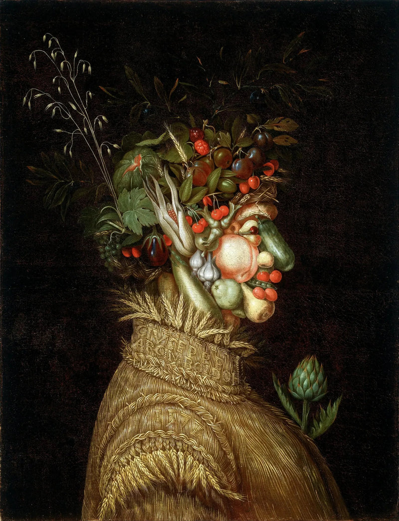 寓意的な肖像画 - 「夏」 - ジュゼッペ・アルチンボルド

Source:
Allegorical Portrait- 