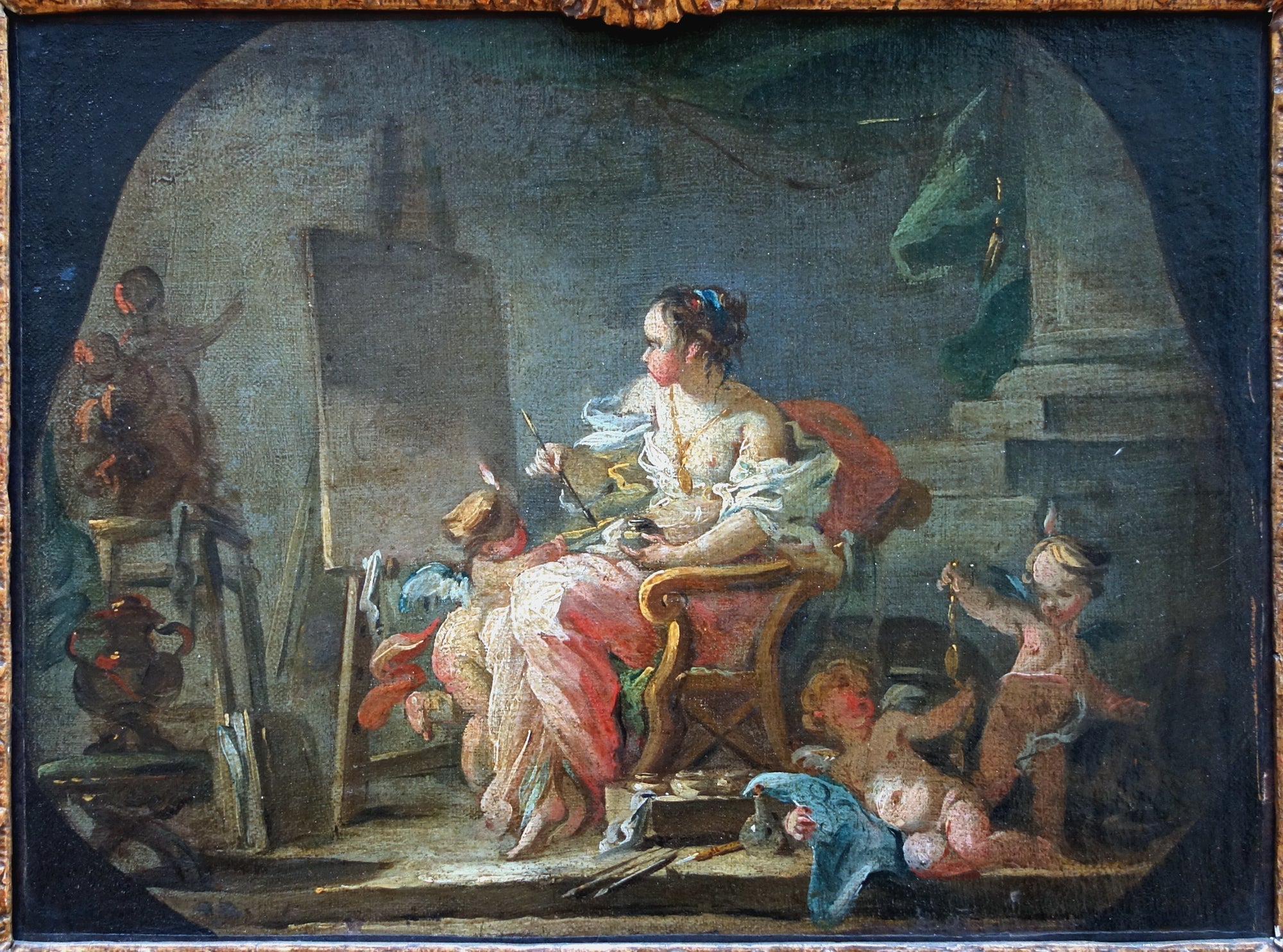 Allégorie de la Peinture - François Boucher - Alpha Reproduction