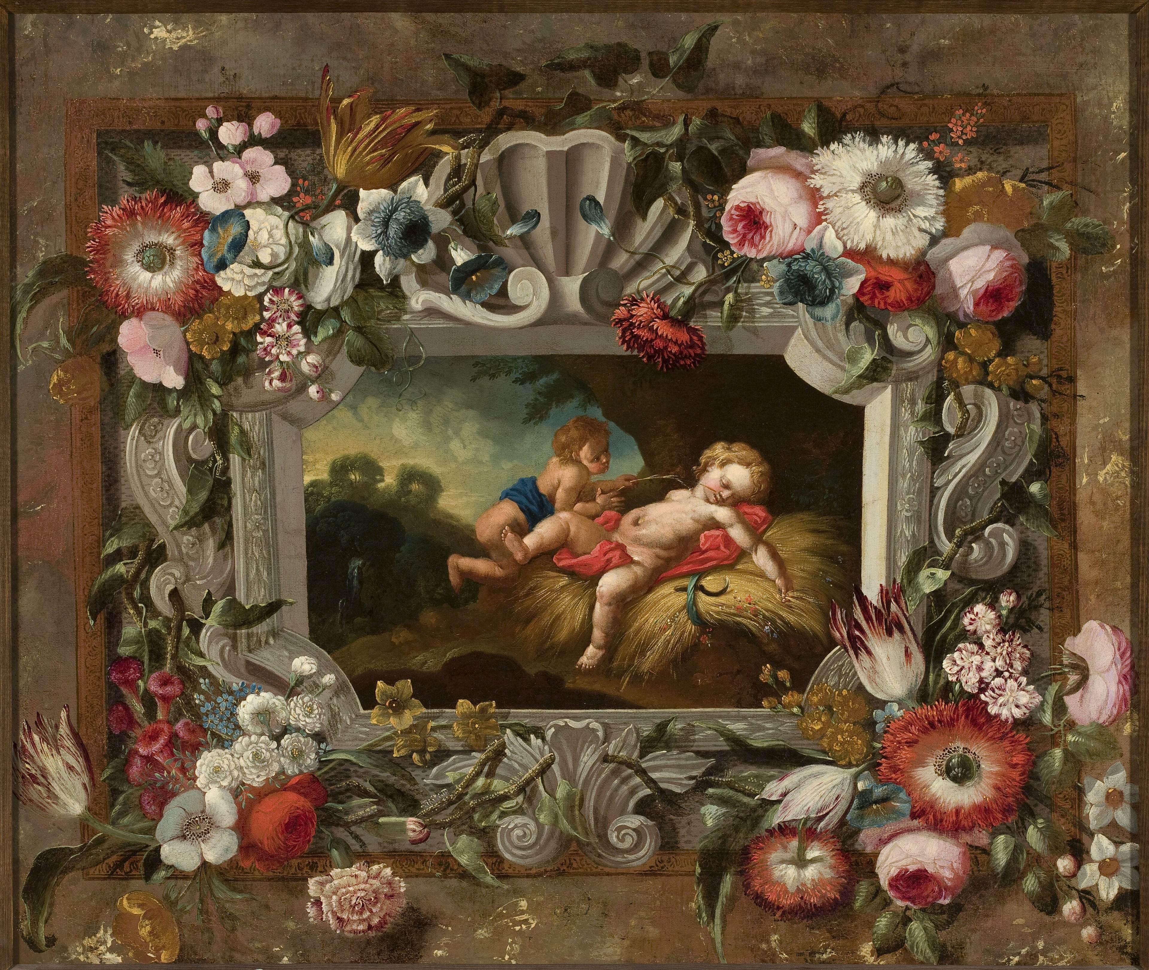 花の輪の中の夏の寓意 - フランソワ・ブーシェ

Source:
Allégorie de l'été dans un cercle de fleurs - François Boucher
