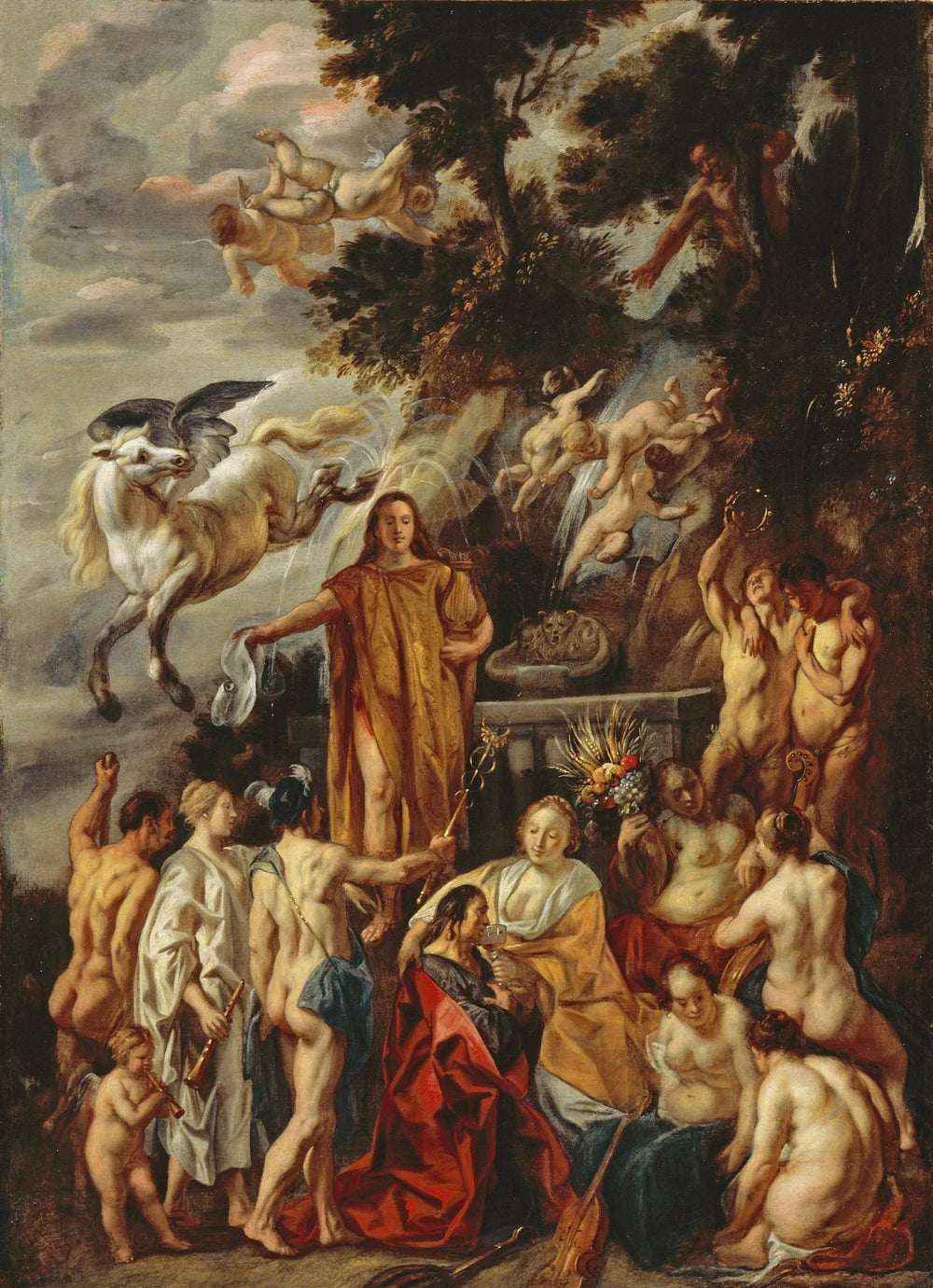 Allégorie du poète - Jacob Jordaens image 1 tableau peint à l’huile sur toile