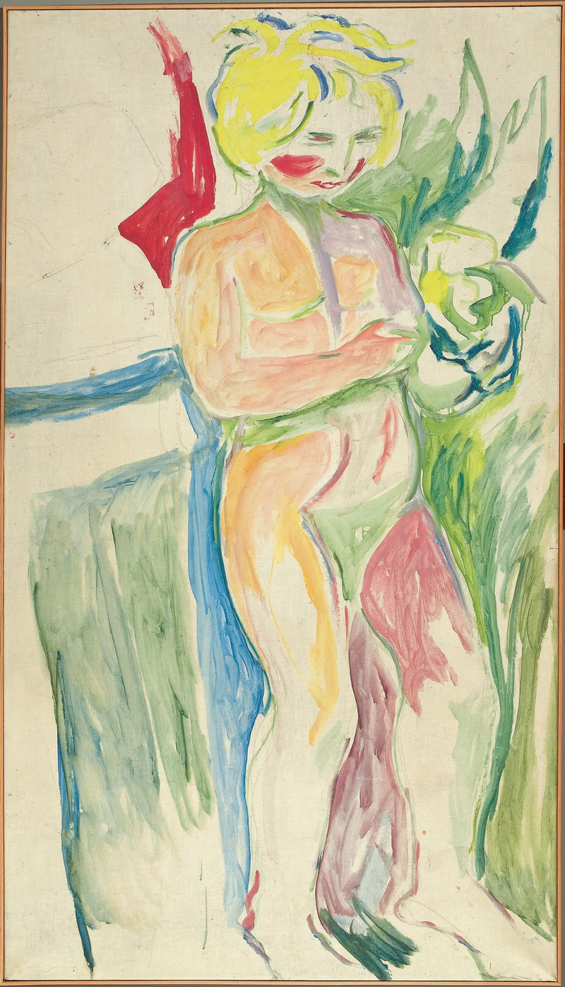 アルマ・マータ：立っている子供 - エドヴァルド・ムンク