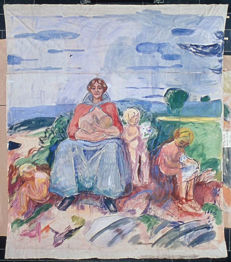 アルマ・マータ：中央部分 - エドヴァルド・ムンク