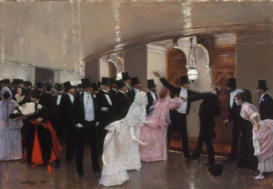 オペラの廊下での口論 - ジャン・ボロー

Source:
Altercation dans les couloirs de l'Opéra - Jean Béraud