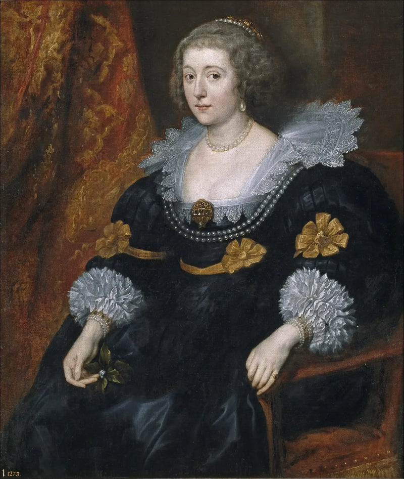 アマリア・デ・ソルムス＝ブラウンフェルス - アントワーヌ・ヴァン・ダイク

Source:
Amalia de Solms-Braunfels - Antoine van Dyck