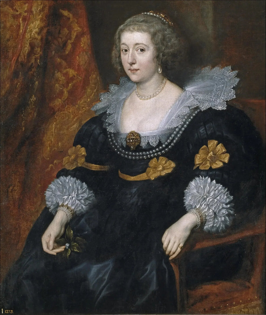 アマリア・デ・ソルムス＝ブラウンフェルス - アントワーヌ・ヴァン・ダイク

Source:
Amalia de Solms-Braunfels - Antoine van Dyck