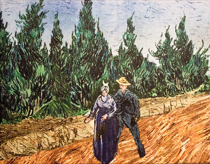 恋人たち：詩人の庭 IV - Vincent van Gogh