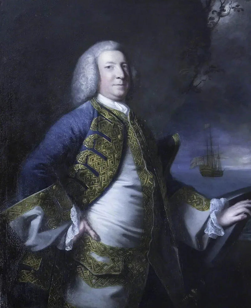 アドミラル・サー・ジョージ・アンソン、ソバートン男爵（1697-1762） - ジョシュア・レイノルズ