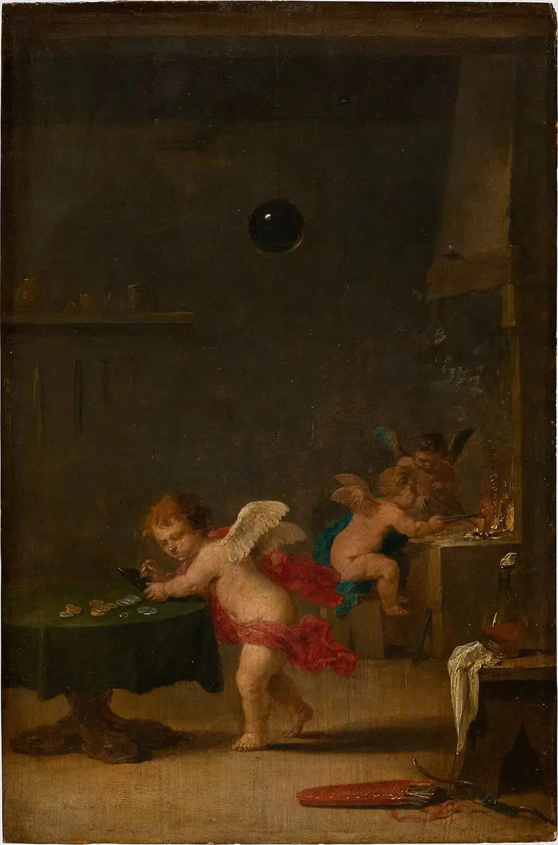 錬金術師の工房のアモレッティ - デイヴィッド・テニエール・ル・ジュヌ

Source:
Amoretti dans l'atelier d'un alchimiste - David Teniers le Jeune