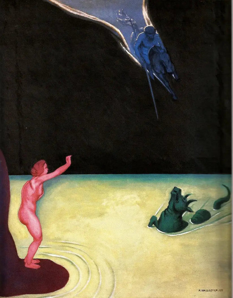 アンドロメダ立像とペルセウス - フェリックス・ヴァロトン

Source:
Andromède debout et Persée - Félix Vallotton