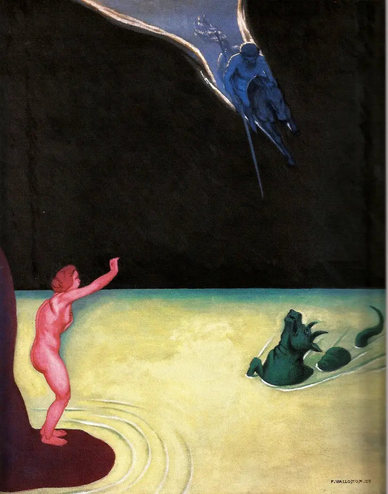 アンドロメダ立像とペルセウス - フェリックス・ヴァロトン

Source:
Andromède debout et Persée - Félix Vallotton