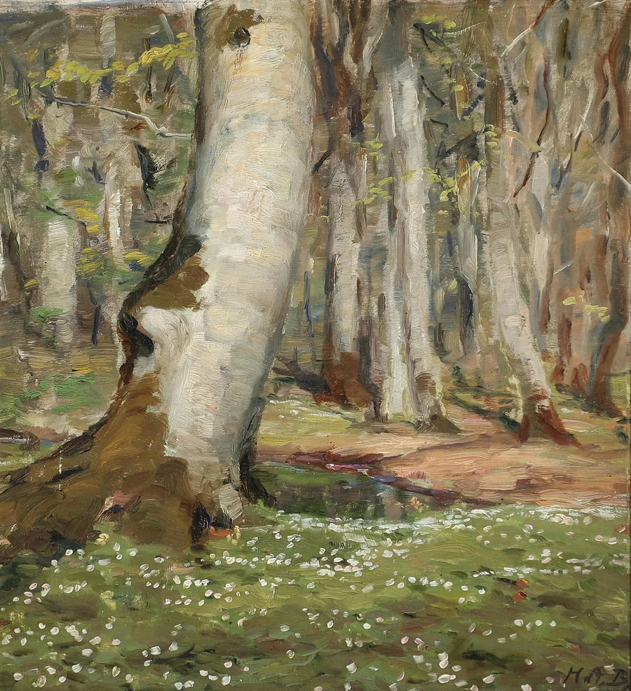 春の森の中のアネモネ - H. A. Brendekilde

Source:
Anémones dans les bois au printemps. - H. A. Brendekilde