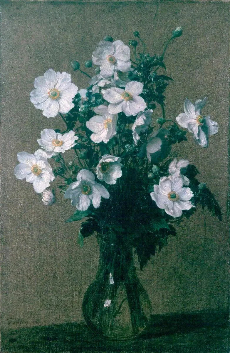 日本のアネモネ - アンリ・ファンタン＝ラトゥール

Source:
Anémones du Japon - Henri Fantin-Latour