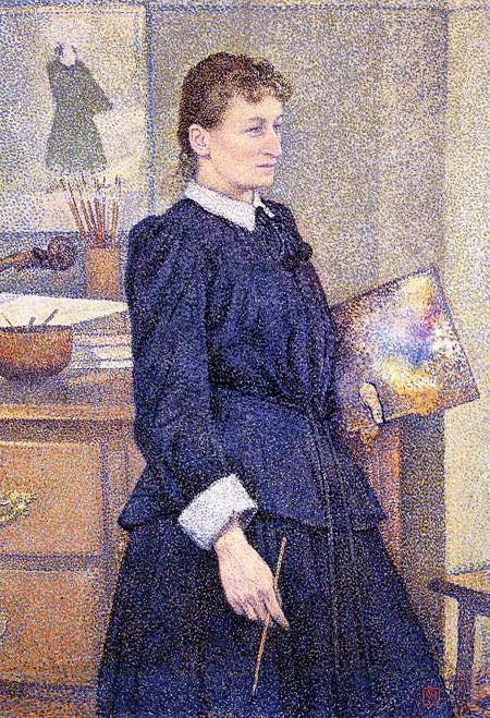アナ・ボッホの工房で、1893年 - テオ・ヴァン・リッセルベルヘ