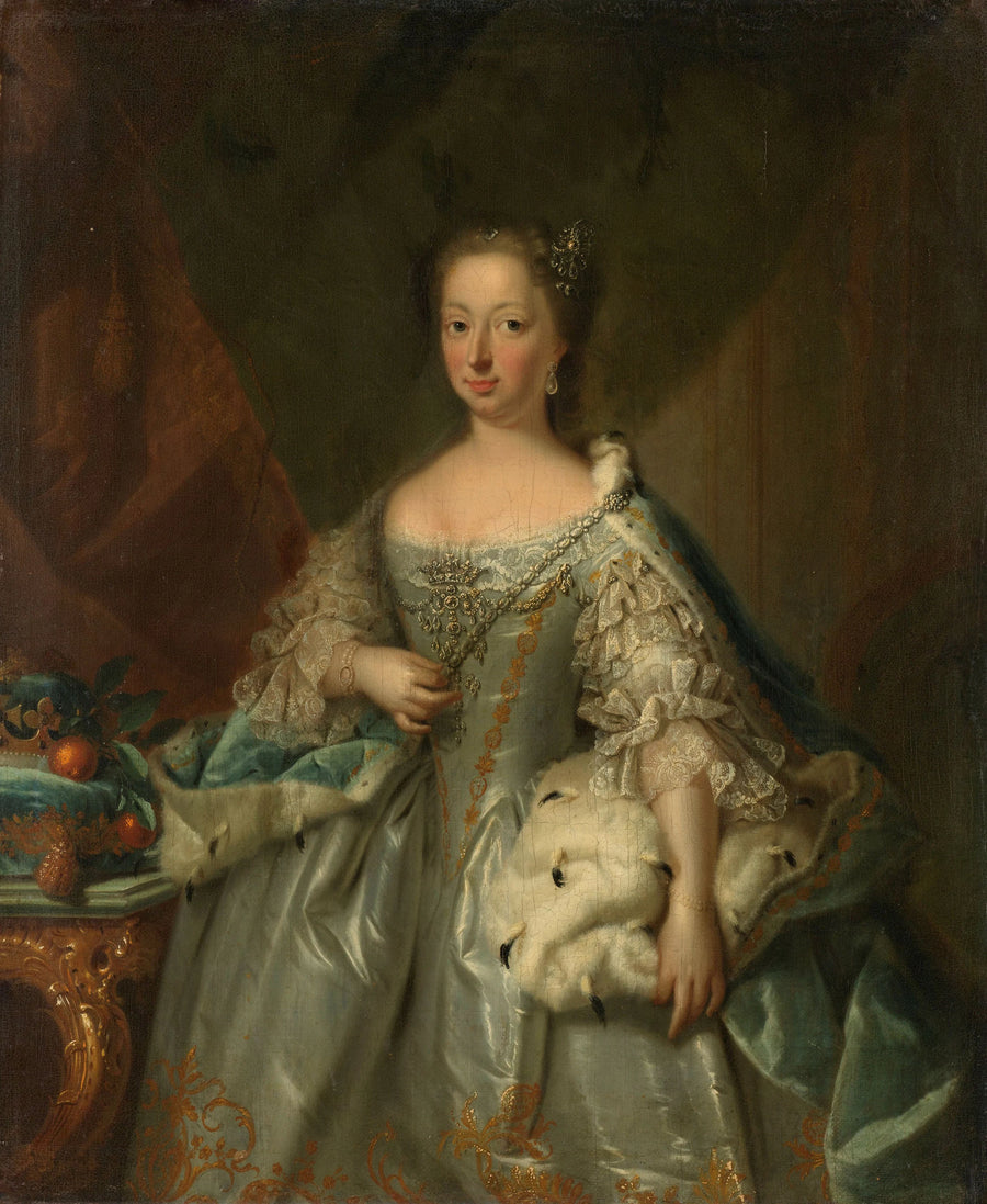 Anne de Hanovre (1709-59). Épouse du prince Guillaume IV - Johann Valentin Tischbein