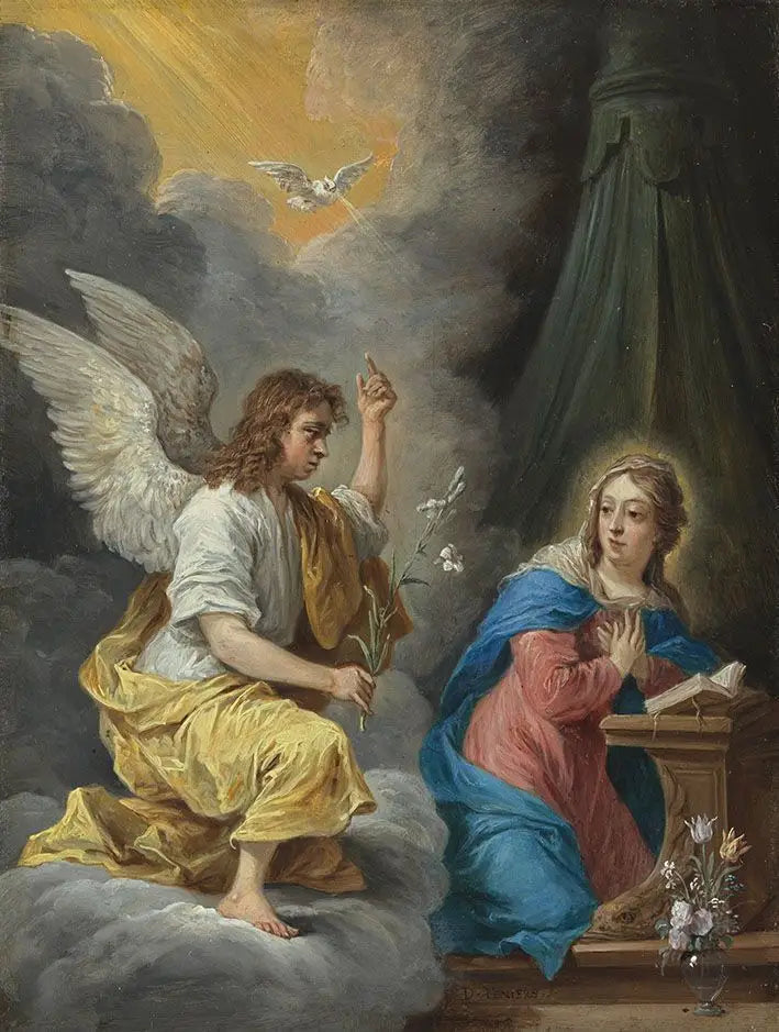 Annonciation - David Teniers le Jeune image 1 copie peinte à la main à l’huile