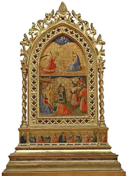 天使の告知と東方の三博士の崇拝 - フラ・アンジェリコ

Source:
Annonciation et Adoration des Mages - Fra Angelico