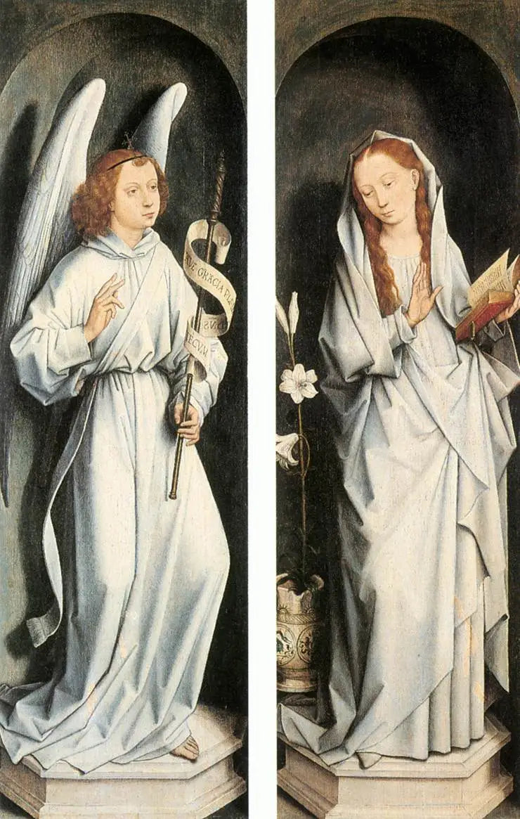 Annonciation - Hans Memling image 1 copie de tableau peinte à la main