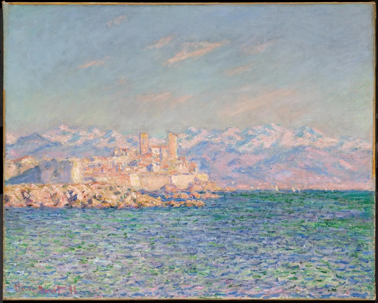 Antibes, effet d'après-midi - Claude Monet image 1 copie de tableau peinte à la main