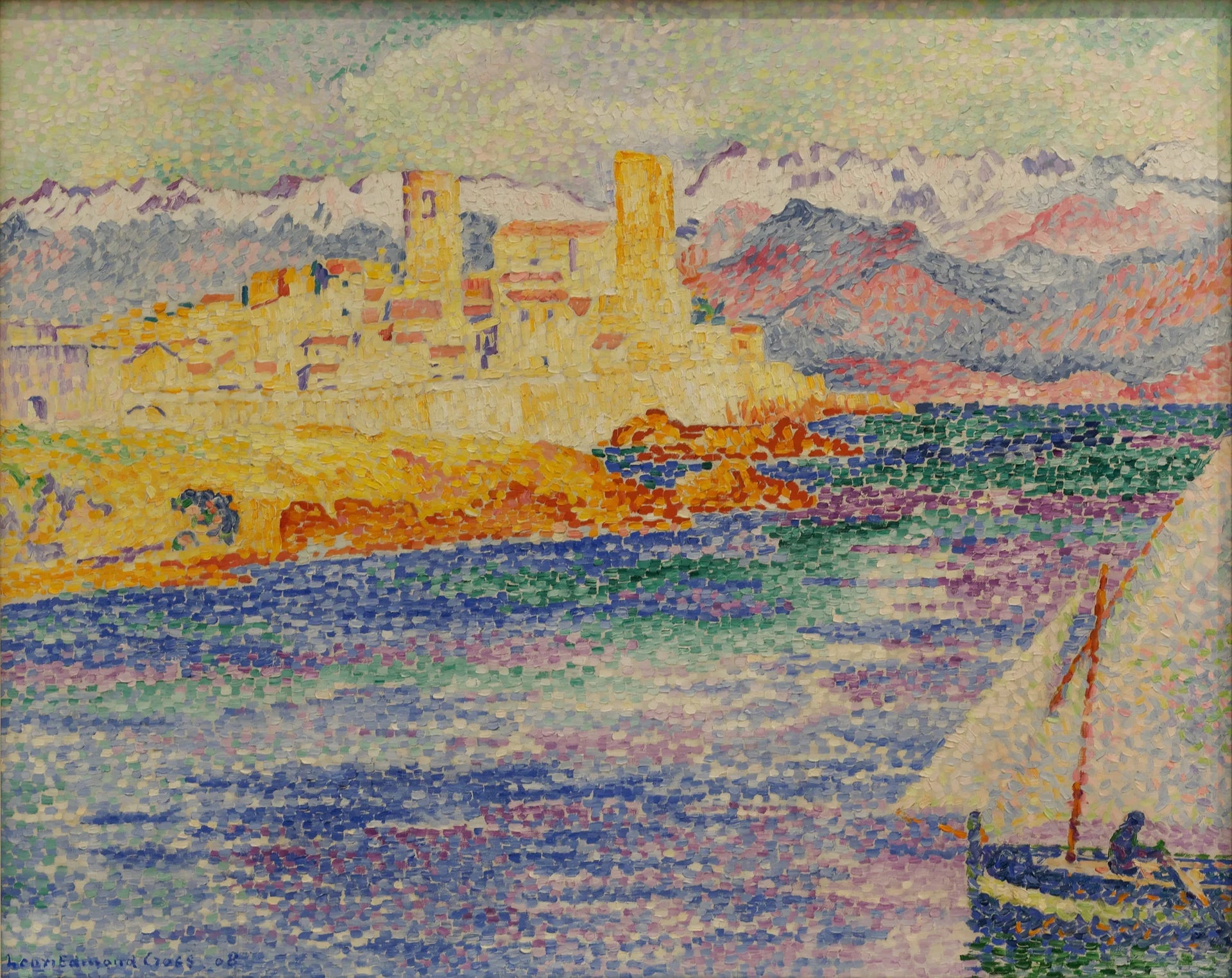 Antibes - Henri-Edmond Cross image 1 reproduction artisanale de tableau