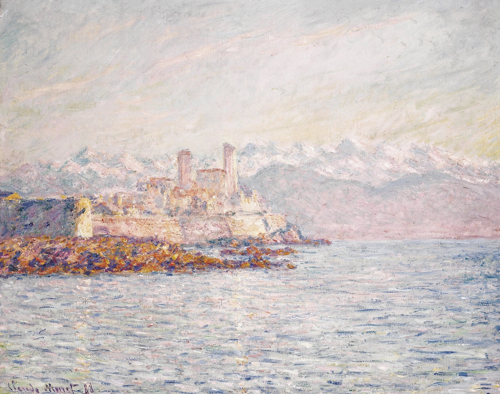 Antibes W1160 par Claude Monet, collection Pérez Simón