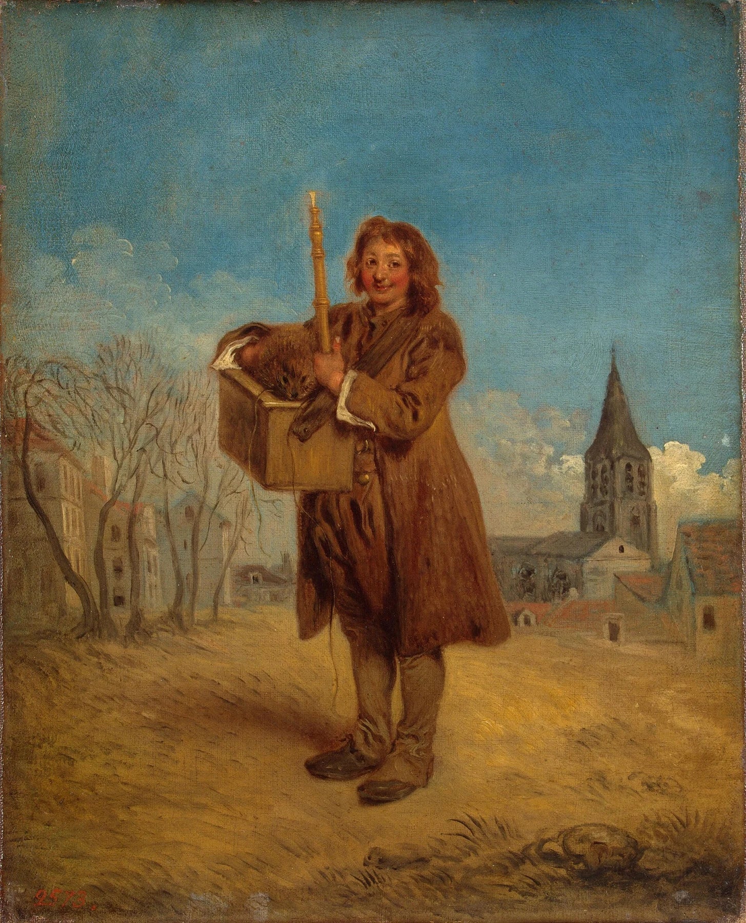 Le Savoyard et la marmotte, peinture d’Antoine Watteau