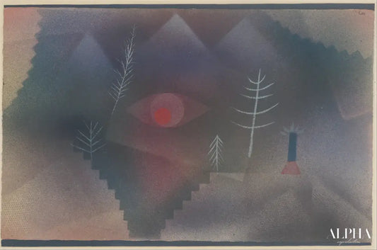 Aperçu d'un paysage - Paul Klee - Reproductions de tableaux et peintures haut de gamme