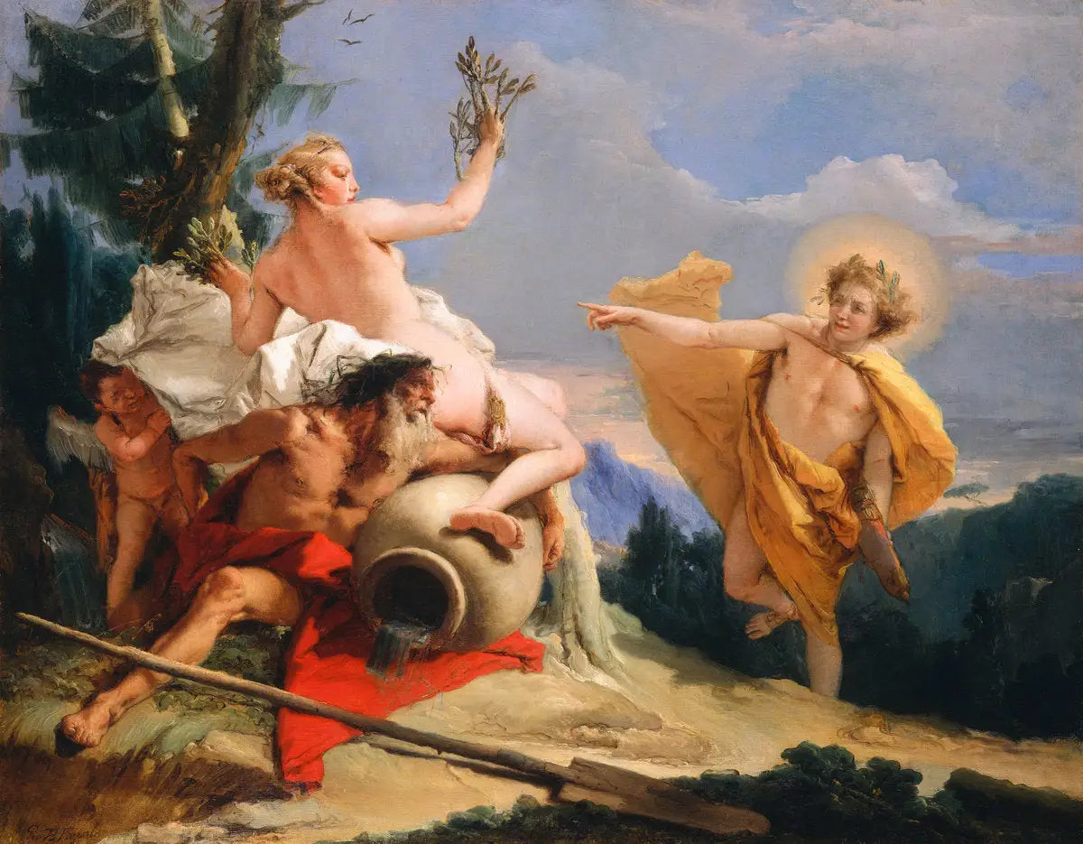 Apollon poursuivant Daphné - Giovanni Battista Tiepolo - Alpha Reproduction