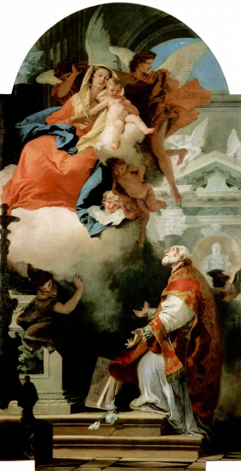ジョヴァンニ・バッティスタ・ティエポロによる聖フィリッポ・ネリの前の聖母の出現

Source:
Apparition de la Vierge à Saint Filippo Neri - Giovanni Battista Tiepolo