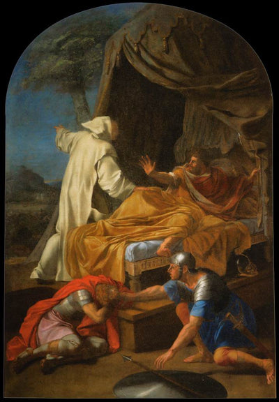 Apparition de saint Bruno au comte Roger - Eustache Le Sueur - Alpha Reproduction