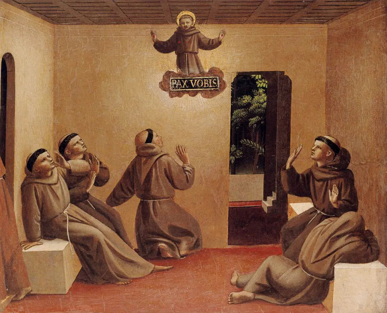 Apparition de Saint François à Arles - Fra Angelico - Alpha Reproduction