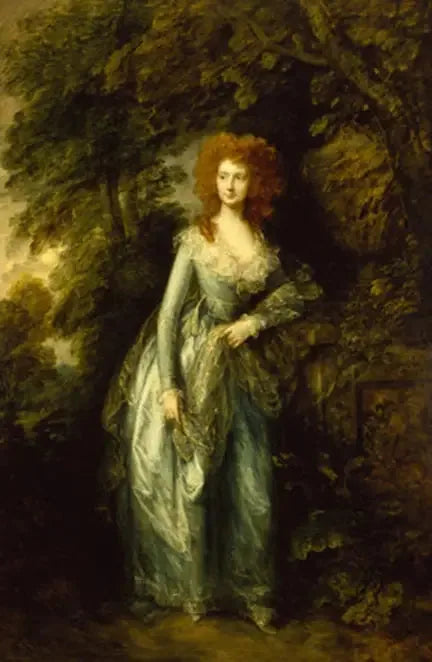 レディ・メアリー・ブルース、リッチモンド公爵夫人（1740 - 1796）、おそらくエリザベス・ホワイト、マダム・ハートリー（1751 - 1824） - トマス・ゲインズバラ