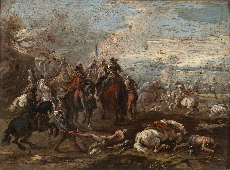Après la bataille - Salvator Rosa