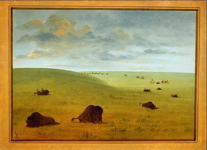 バイソン狩りの後 - スー族 - ジョージ・キャトリン

Source:
Après la chasse au bison - Sioux - George Catlin