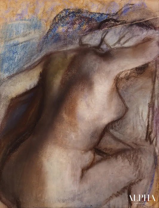 Après le bain, femme se séchant - Edgar Degas - Reproductions de tableaux et peintures haut de gamme