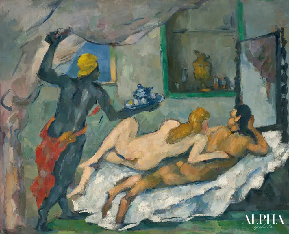 Après-midi à Naples - Paul Cézanne - Reproductions de tableaux et peintures haut de gamme