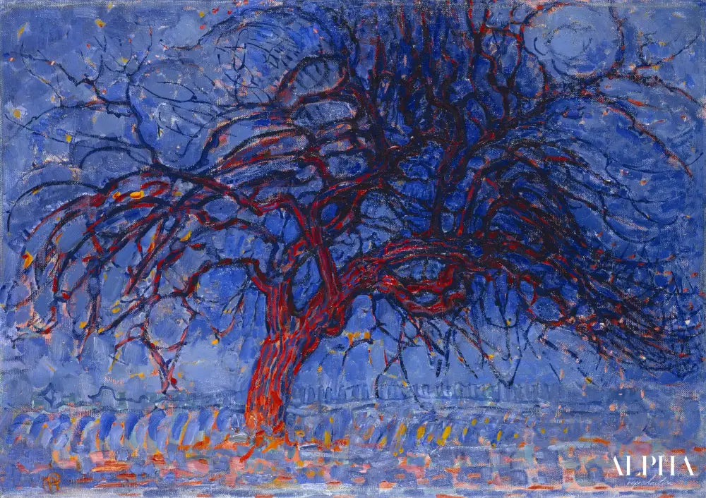 Arbre rouge - Mondrian - Reproductions de tableaux et peintures haut de gamme