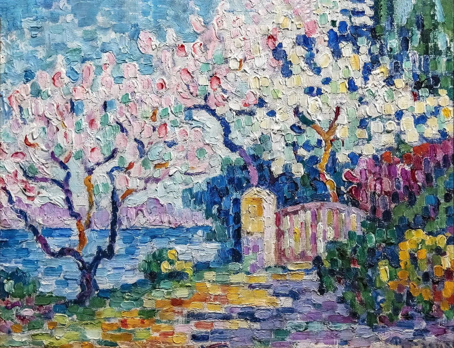 花咲く木々 - ポール・シニャック