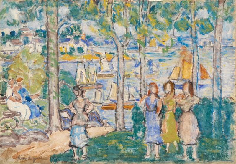 木々、家々、人々 - モーリス・プリンダーギャスト

Source:
Arbres, maisons, gens - Maurice Prendergast