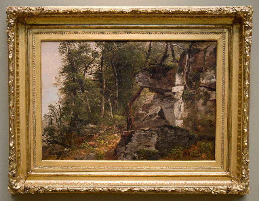 岩だらけの丘の上の木々 - アッシャー・ブラウン・デュランド

Source:
Arbres sur une colline rocheuse - Asher Brown Durand