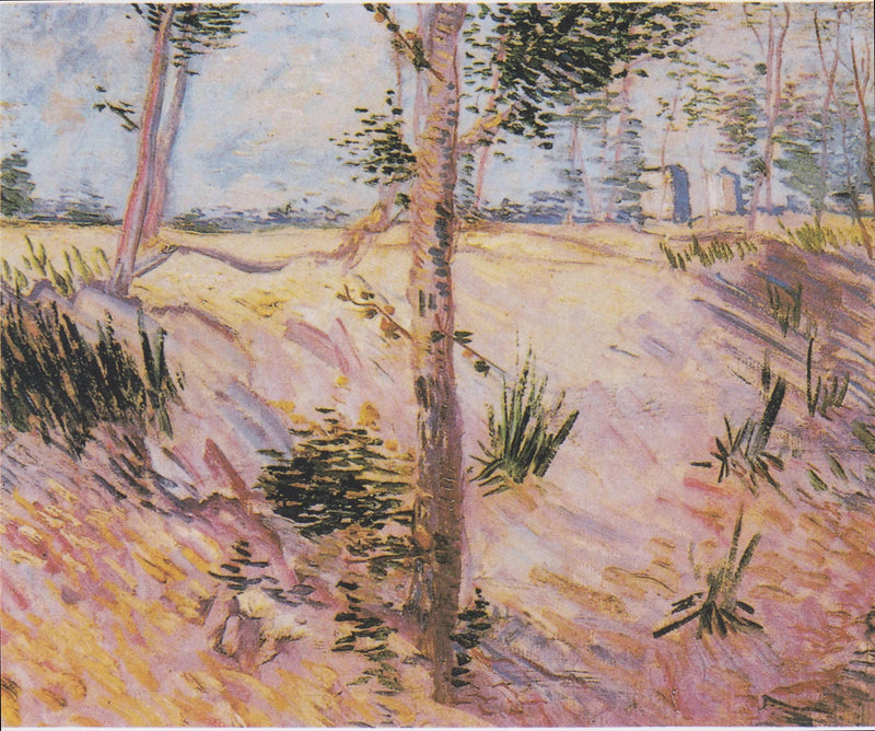 斜面の木々 - Vincent van Gogh