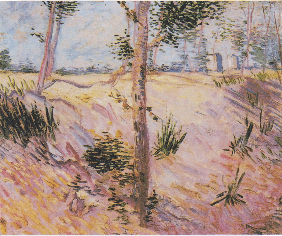 斜面の木々 - Vincent van Gogh