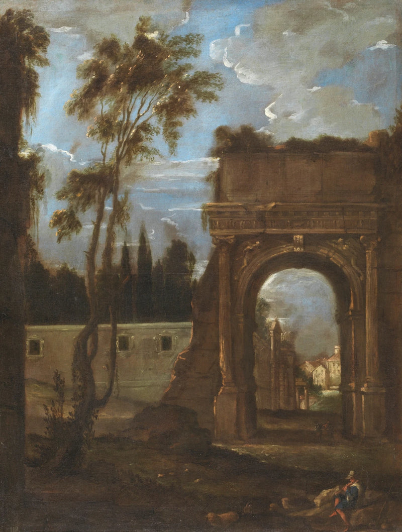 L'Arc de Titus à Rome - Juan Bautista Martínez del Mazo