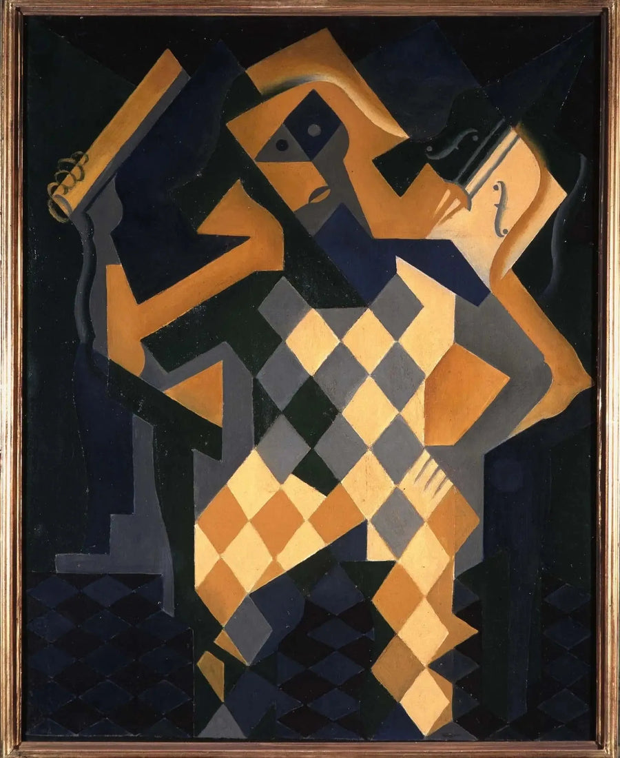 バイオリンを弾くアルルカン - フアン・グリス

Source:
Arlequin au violon - Juan Gris