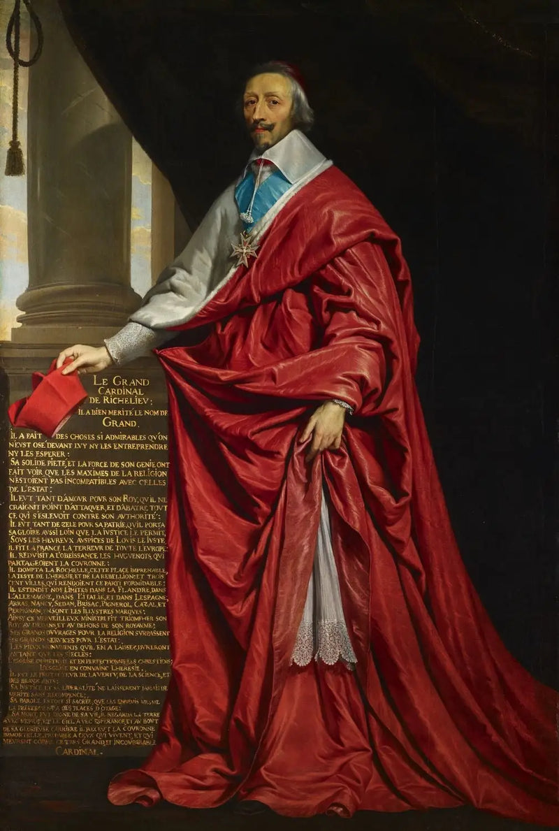 アルマン、リシュリュー枢機卿（1585-1642） - フィリップ・ド・シャンパーニュ

Source:
Armand, cardinal de Richelieu (1585-1642) - Philippe de Champaigne