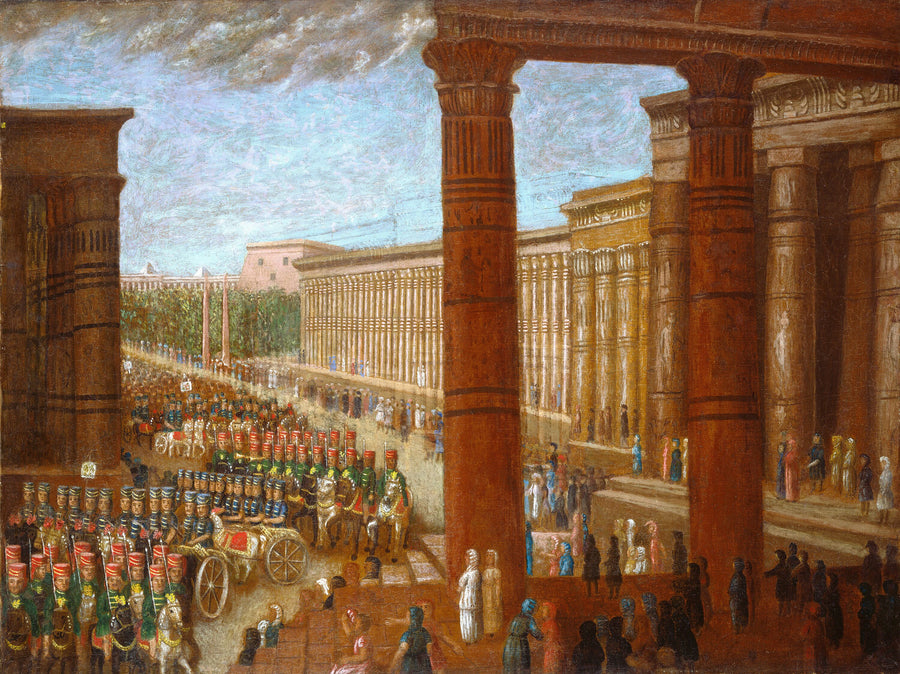 L'armée du Pharaon en marche - Erastus Salisbury Field