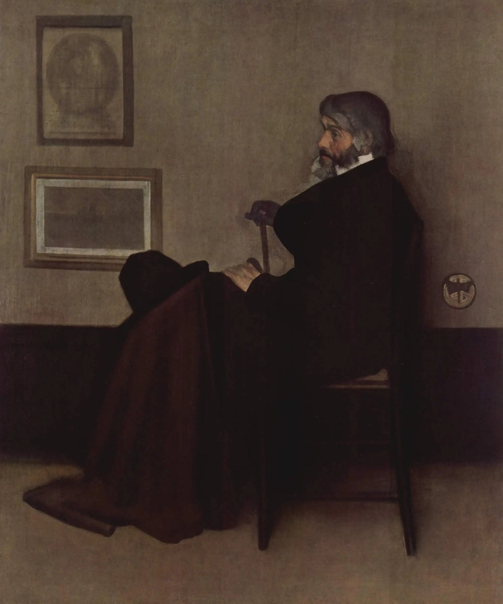 Arrangement en gris et noir n°2 - James Abbott McNeill Whistler image 1 reproduction réalisée par Alpha Reproduction