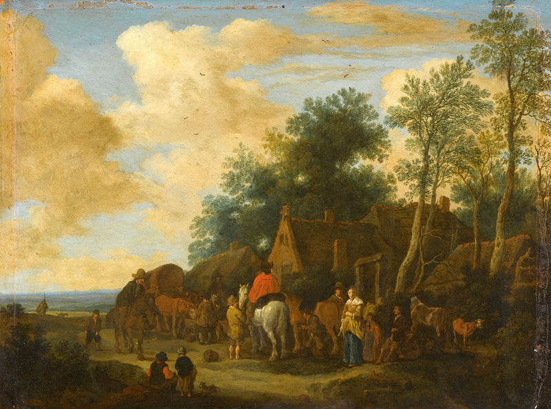 Arrêtez-vous dans une auberge - Pieter de Molyn