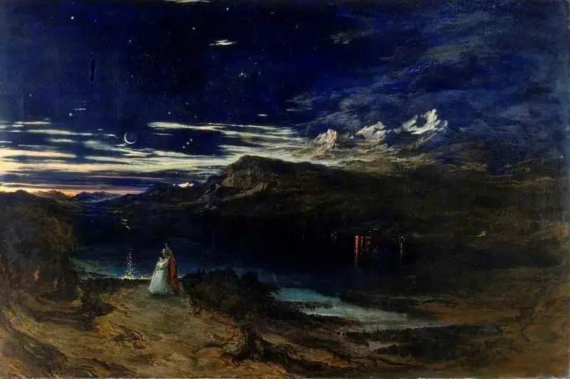 アーサーとエグルが幸せの谷で - ジョン・マーティン

Source:
Arthur et Aegle dans la Vallée Heureuse - John Martin